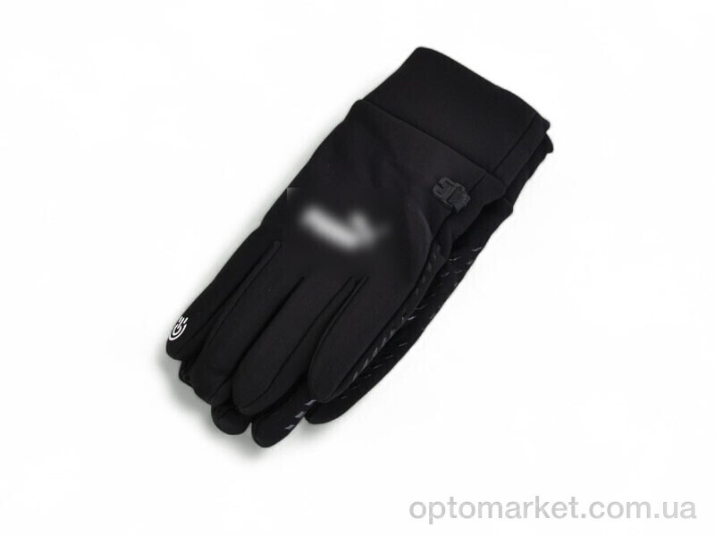 Купить Рукавички чоловічі B3 black P.ma чорний, фото 1