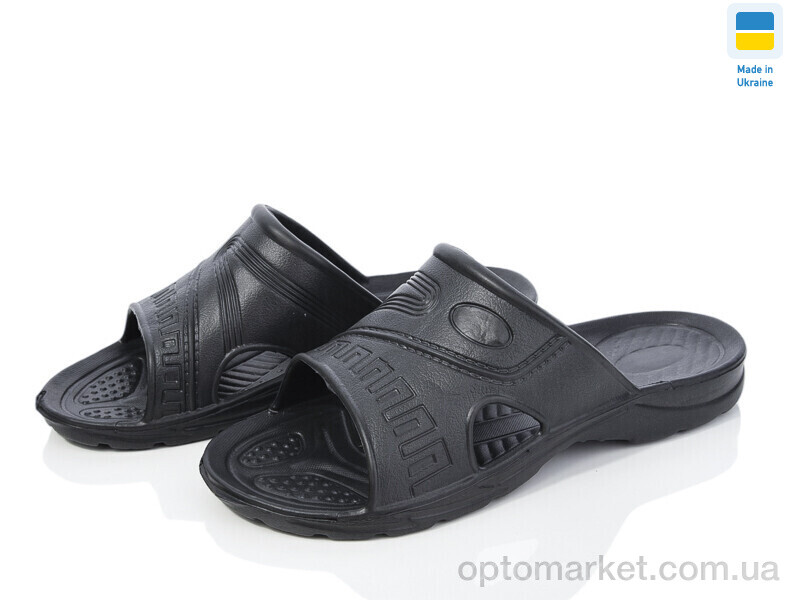 Купить Шльопанці чоловічі B3 чорний Cross чорний, фото 1