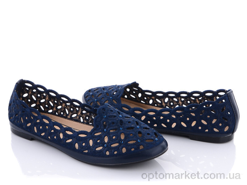 Купить Балетки жіночі B30-5 Baodaogongzhu синій, фото 1