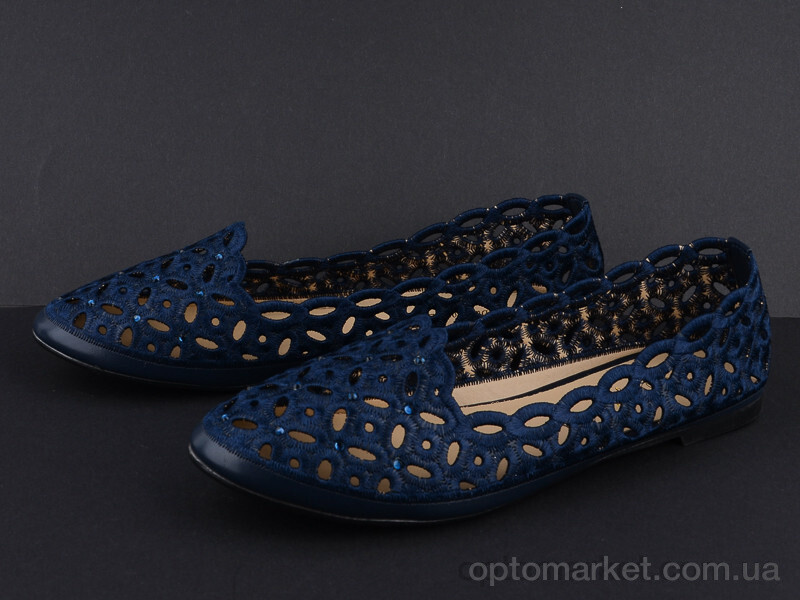 Купить Балетки жіночі B30-5 Baodaogongzhu синій, фото 2