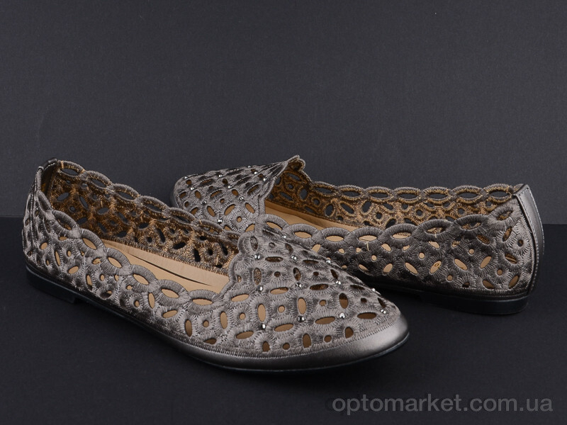 Купить Балетки жіночі B30-6 Baodaogongzhu графіт, фото 2