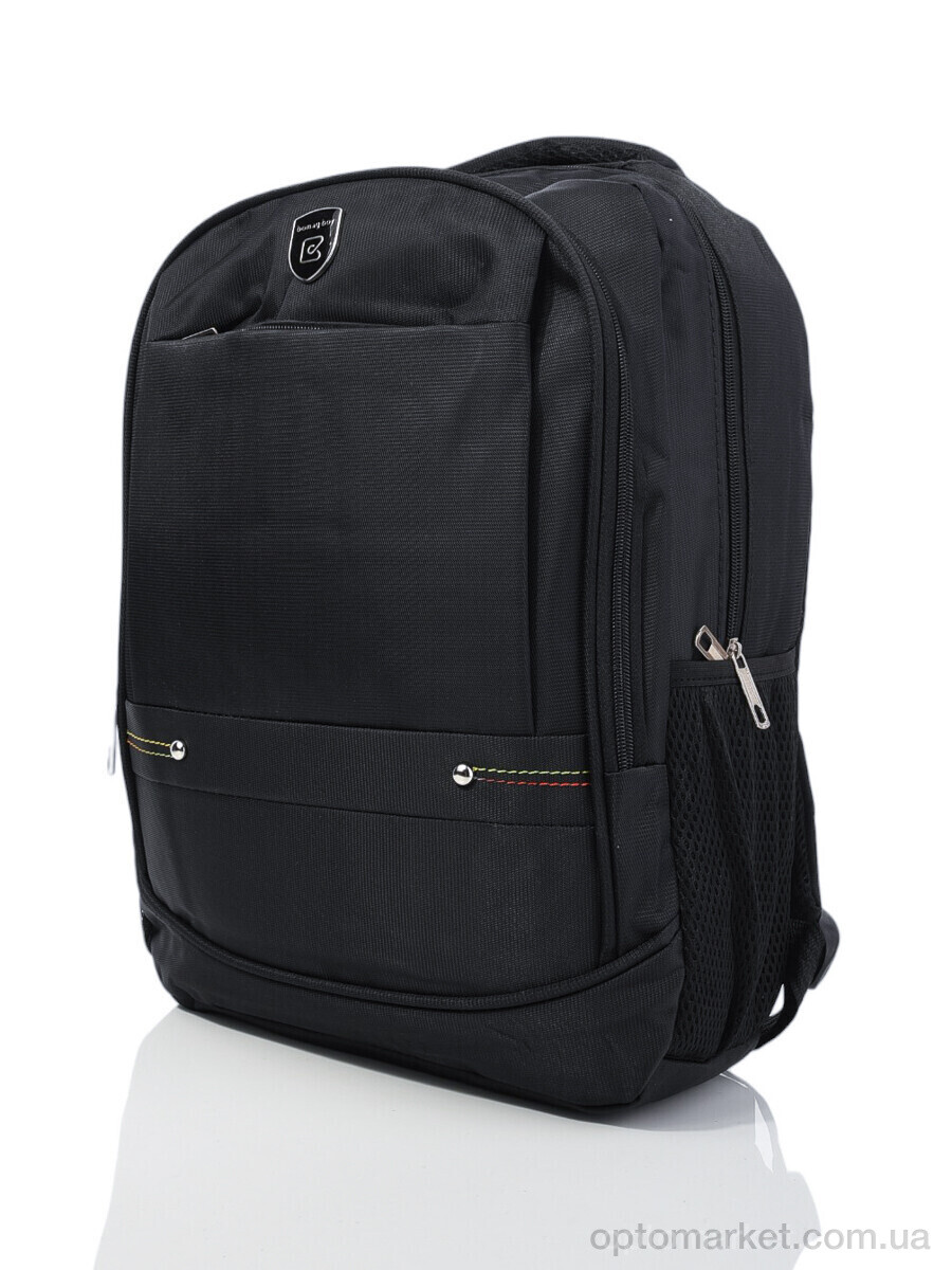 Купить Рюкзак унісекс B300-16 black Obuvok чорний, фото 1