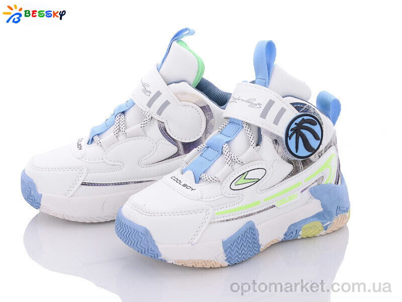 Купить Кросівки дитячі B3004-4B Bessky білий, фото 1