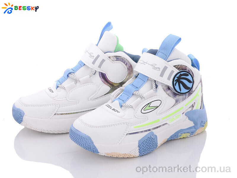 Купить Кросівки дитячі B3004-4C Bessky білий, фото 1