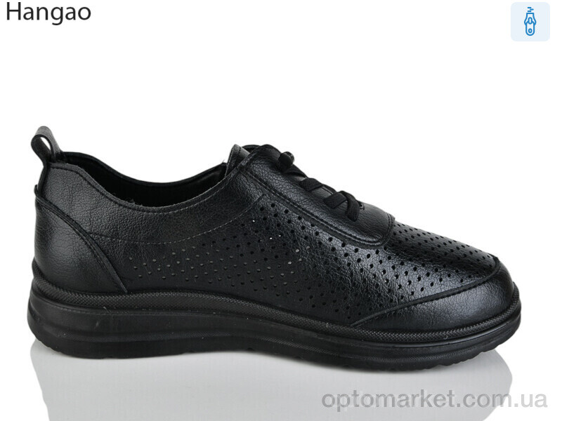 Купить Кросівки жіночі B301-1 Hangao чорний, фото 2