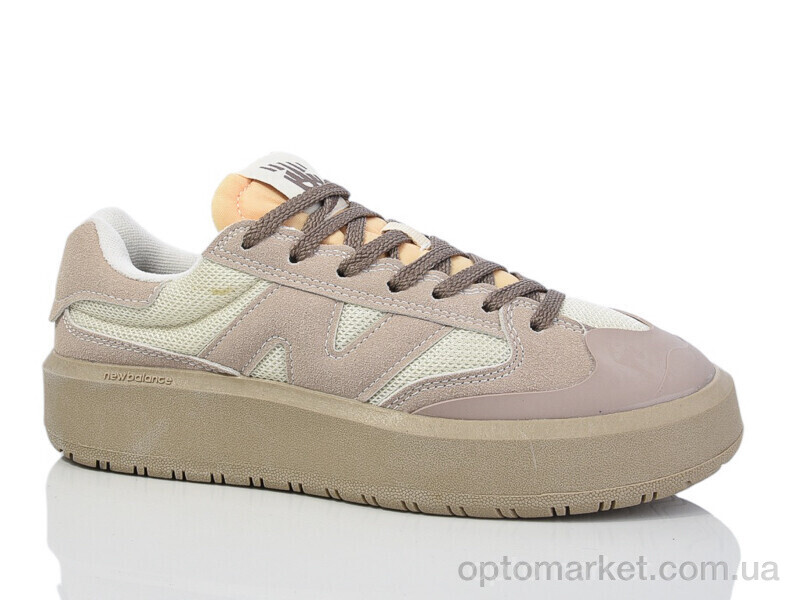 Купить Кросівки жіночі B302-2-8 N.w balance бежевий, фото 2