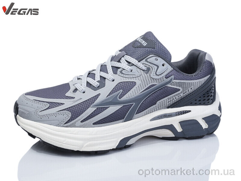 Купить Кросівки чоловічі B3091-8 Vegas сірий, фото 1
