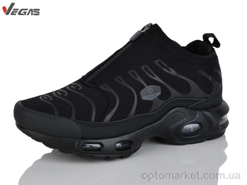 Купить Кросівки унісекс B3162-1 Vegas чорний, фото 1