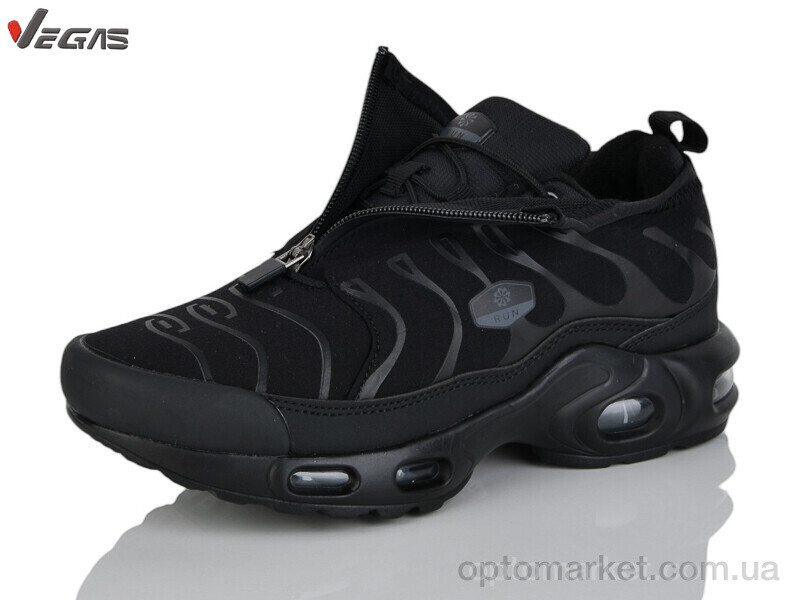 Купить Кросівки унісекс B3162-1 Vegas чорний, фото 2