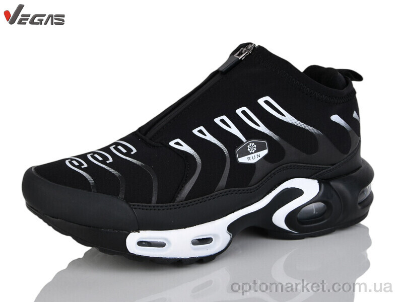 Купить Кросівки унісекс B3162-6 Vegas чорний, фото 1