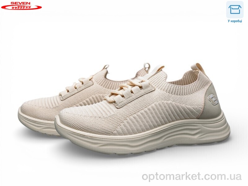 Купить Кросівки жіночі B34-3 піна Seven бежевий, фото 1