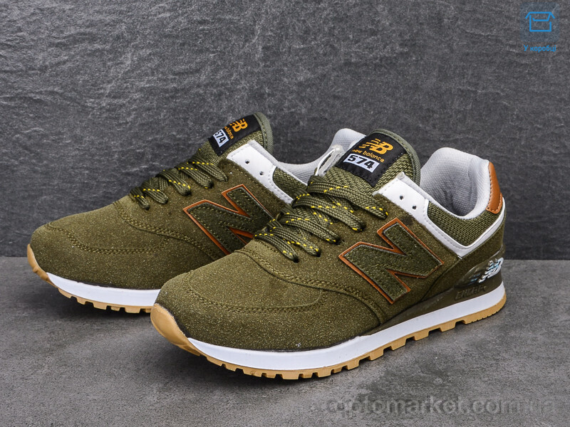 Купить Кросівки жіночі B3463-4 N.w balance зелений, фото 3