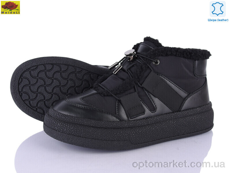 Купить Черевики жіночі B35-1 Mei De Li чорний, фото 1