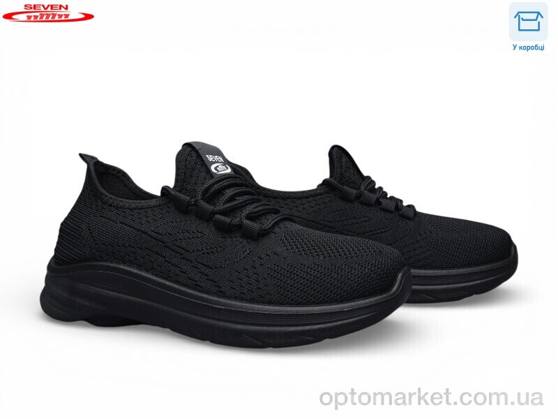 Купить Кросівки жіночі B36-1 піна Seven чорний, фото 1