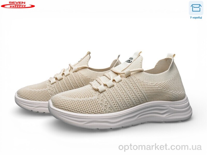 Купить Кросівки жіночі B37-2 піна Seven бежевий, фото 1