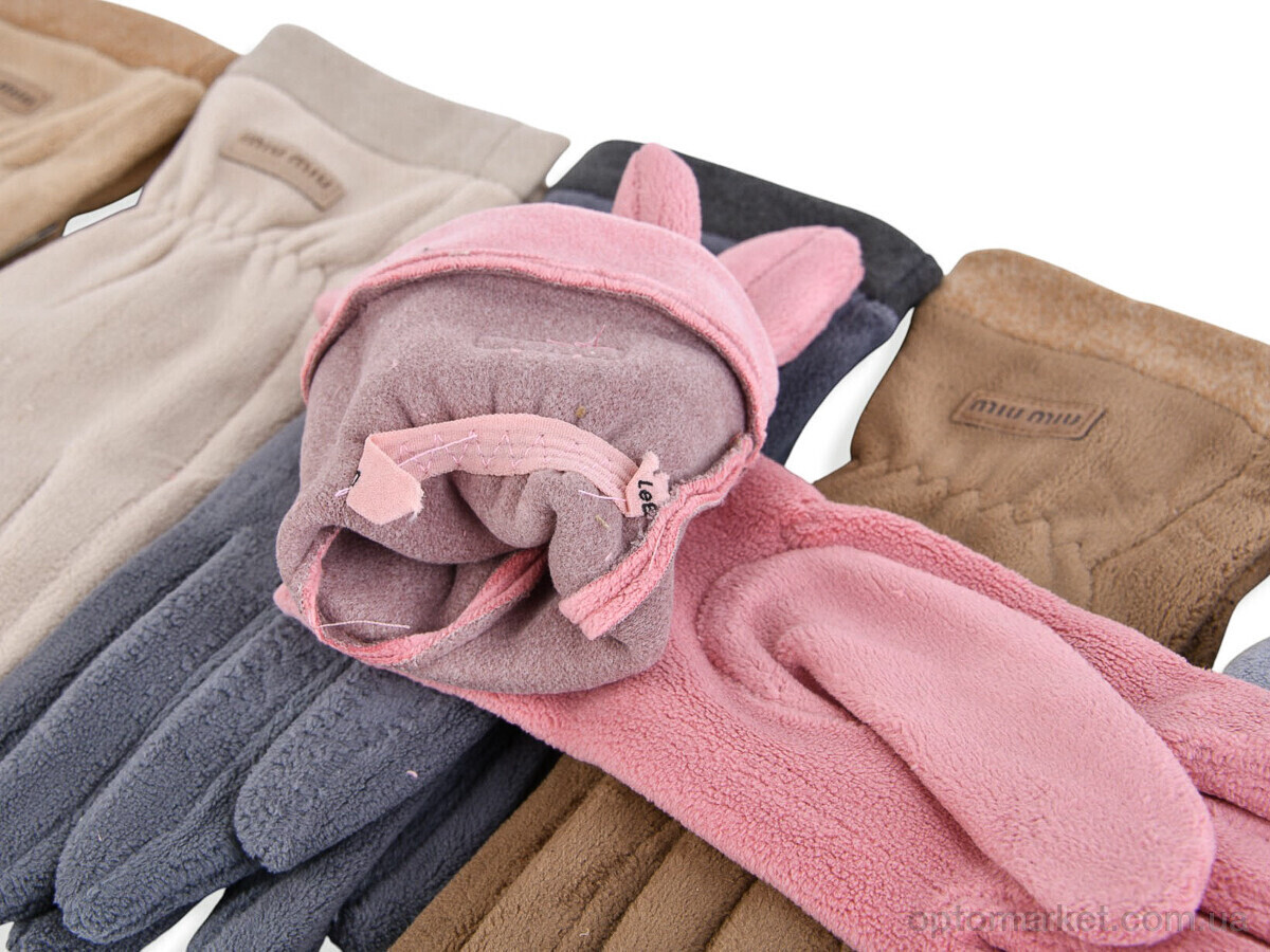 Купить Рукавички жіночі B37-51 TM mix M.u Miu мікс, фото 3