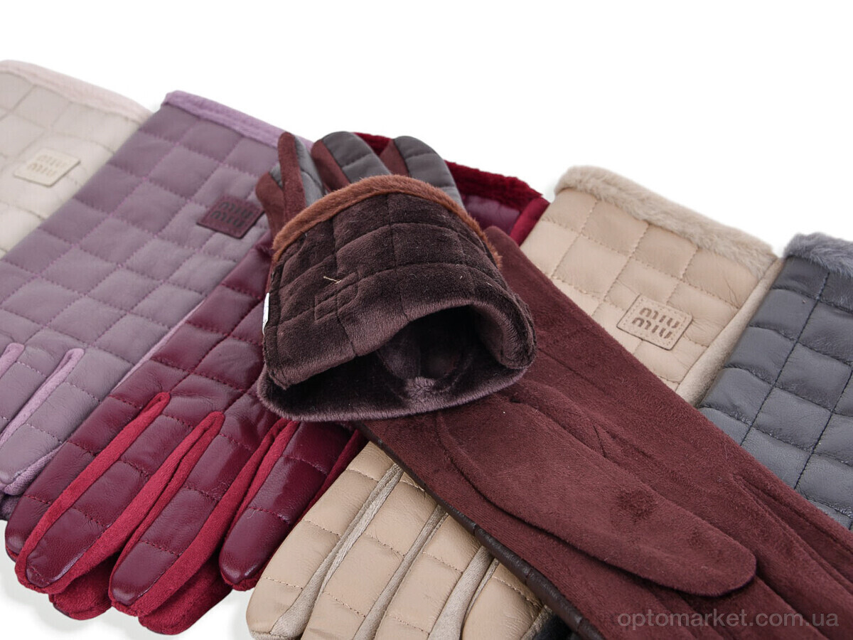 Купить Рукавички жіночі B38-52 mix Number one мікс, фото 3