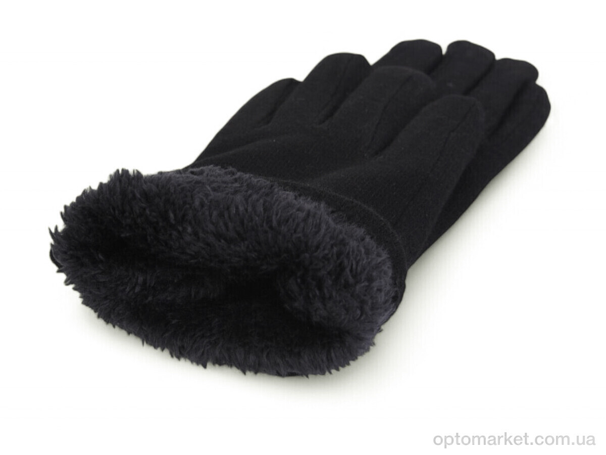 Купить Рукавички жіночі B4-71 black Number one чорний, фото 2