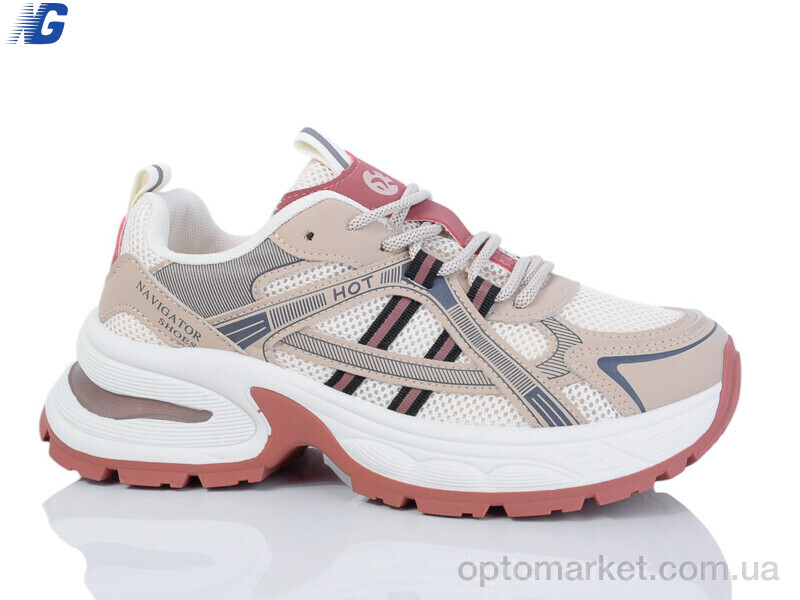 Купить Кросівки жіночі B4001-2 Navigator бежевий, фото 1