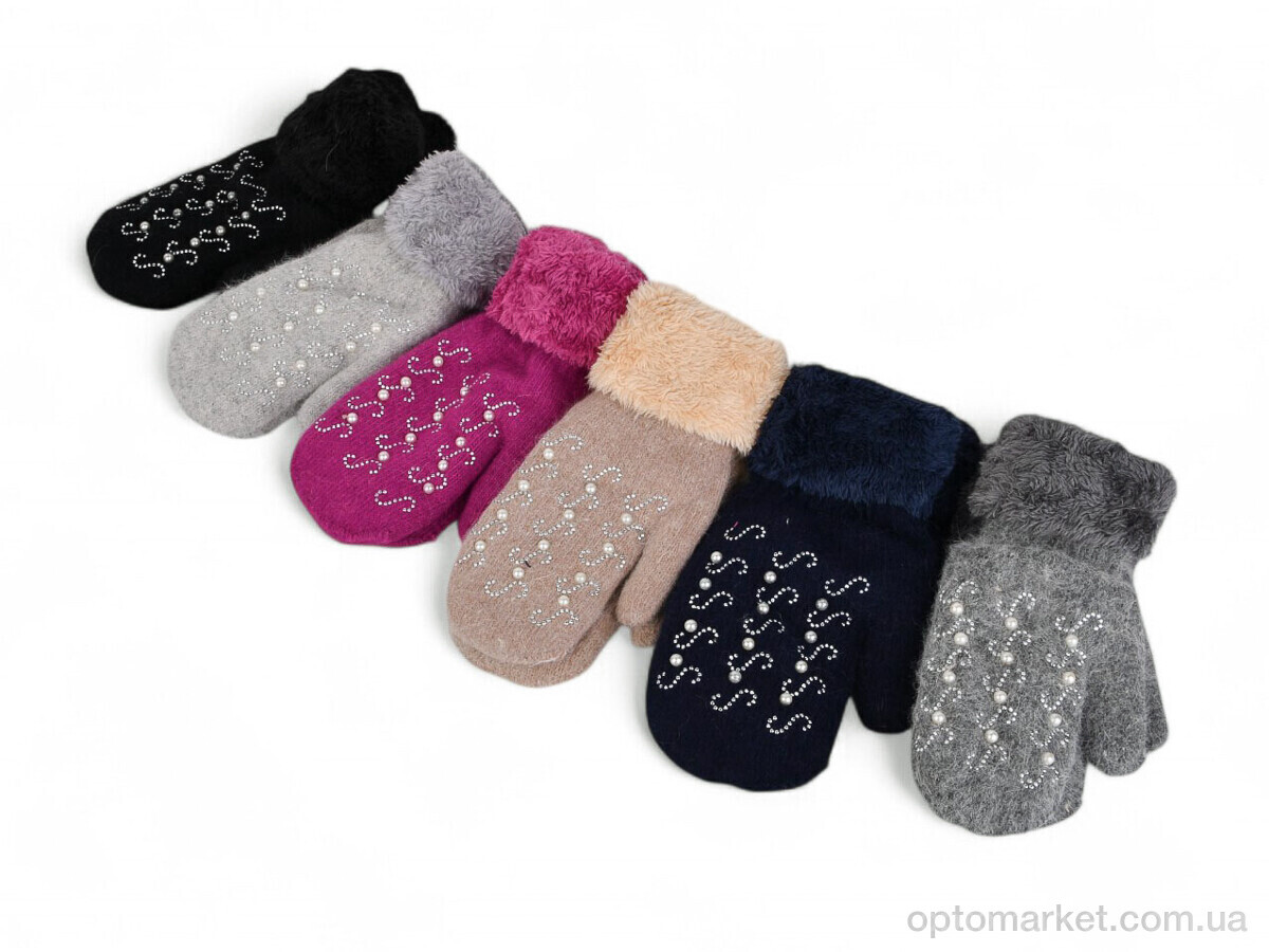 Купить Рукавиці жіночі B42 mix Пані рукавичка мікс, фото 1