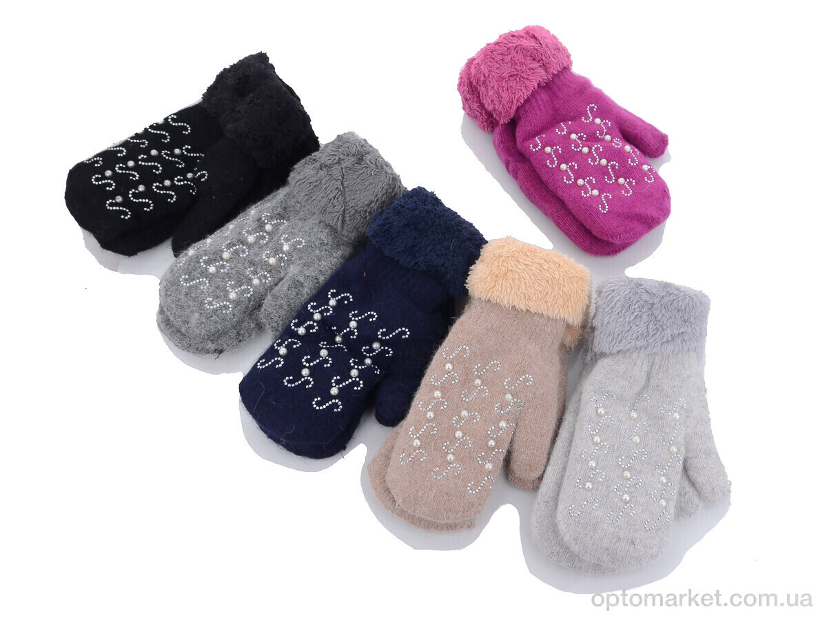 Купить Рукавиці жіночі B43 mix-old Пани рукавичка мікс, фото 1