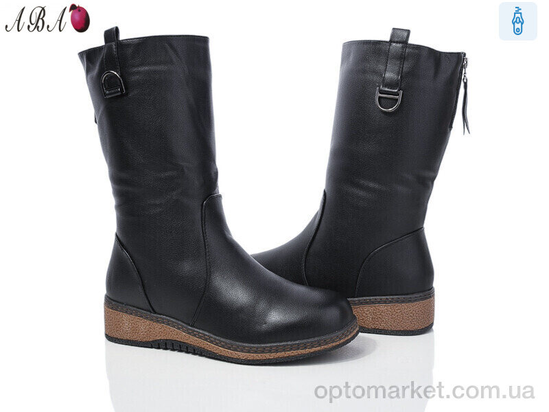 Купить Чоботи жіночі B4ABA1 батал Nayasitun чорний, фото 1