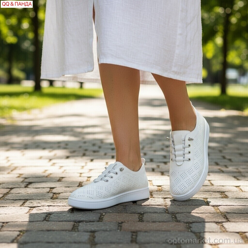 Купить Кросівки жіночі B5-81-2 QQ&Панда білий, фото 2
