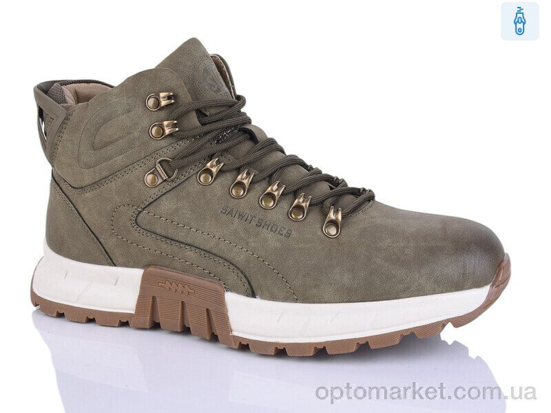 Купить Черевики чоловічі B5055-7 Saiwit зелений, фото 1