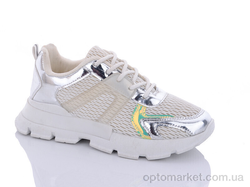 Купить Кросівки жіночі B5067 gold Ideal бежевий, фото 1