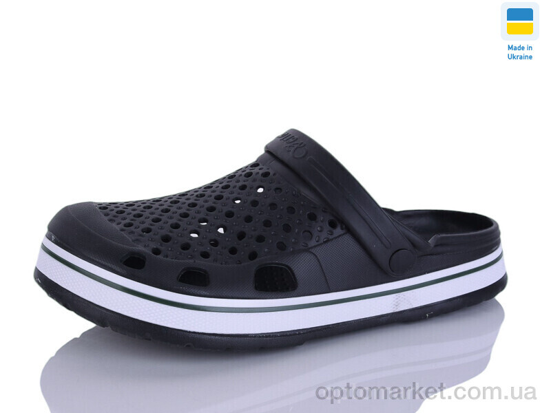 Купить Крокси чоловічі B51 чорний Verta чорний, фото 1