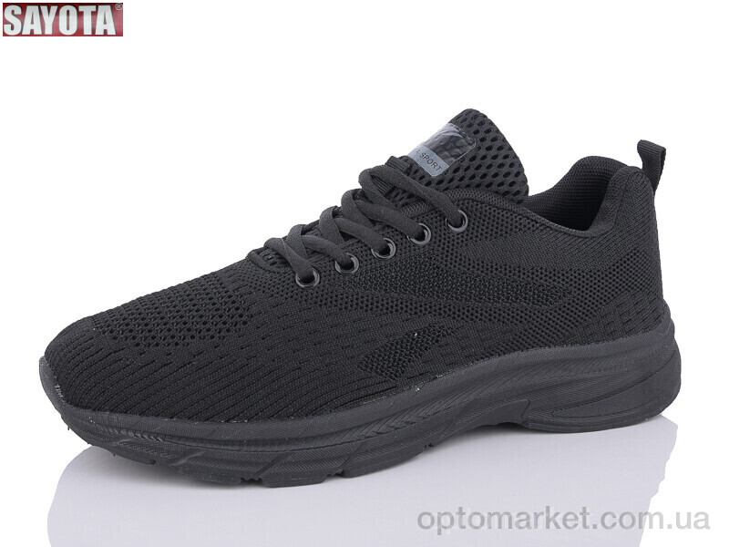 Купить Кросівки унісекс B517-1 Sayota чорний, фото 1