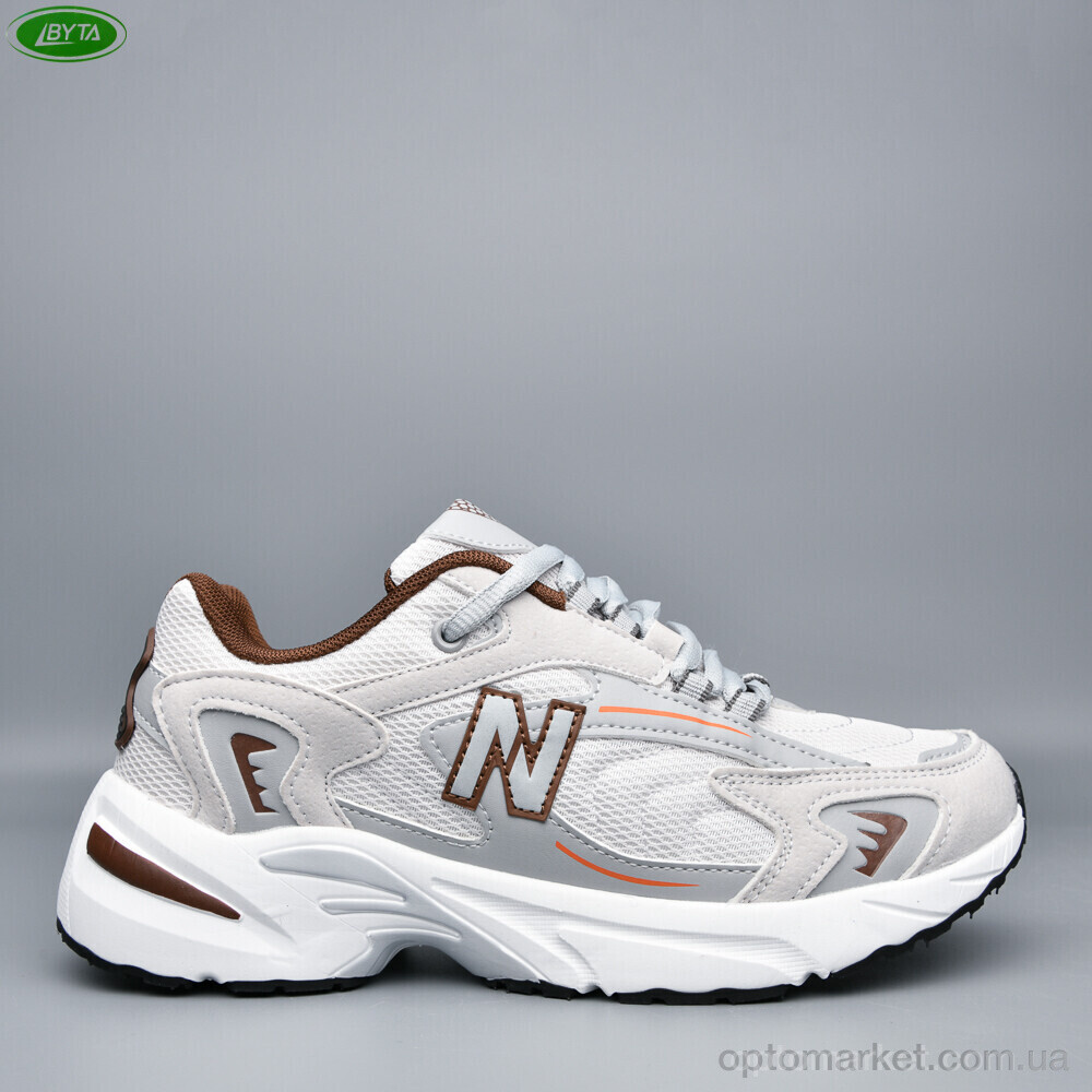 Купить Кросівки унісекс B5220-11 Bayota бежевий, фото 2