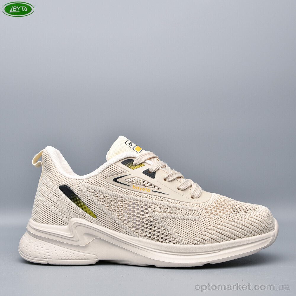Купить Кросівки унісекс B5291-3 Bayota бежевий, фото 2