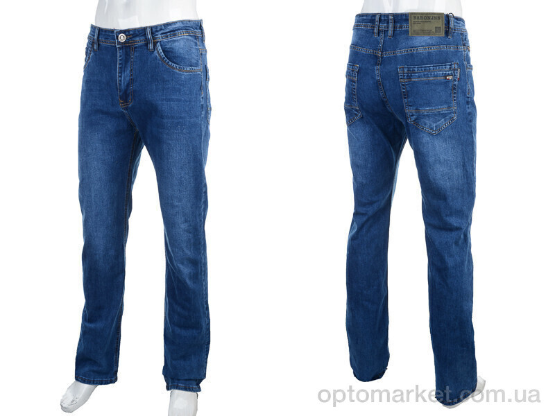 Купить Джинси чоловічі B5510 blue Baron синій, фото 3