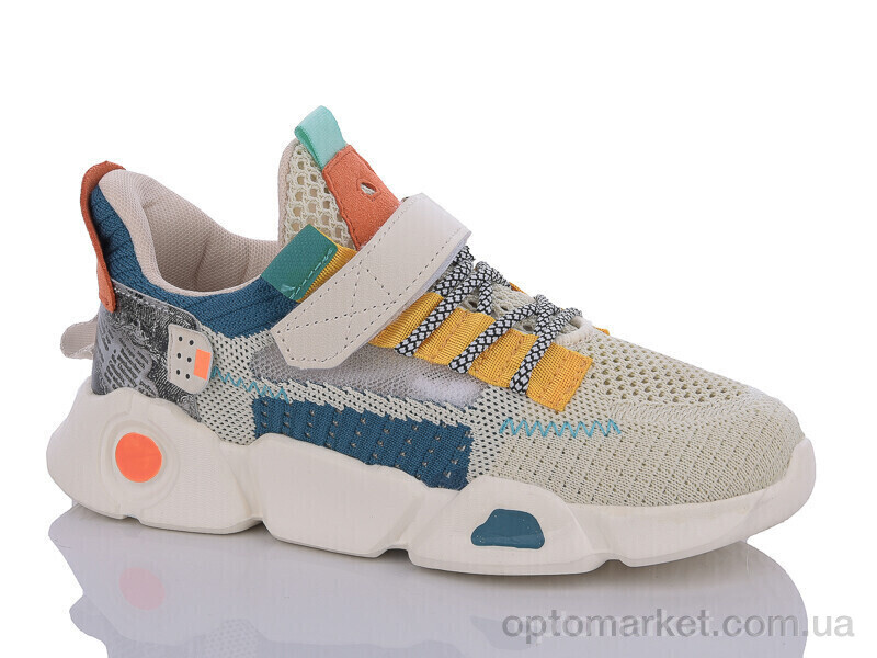 Купить Кросівки дитячі B56-4B Bessky бежевий, фото 1