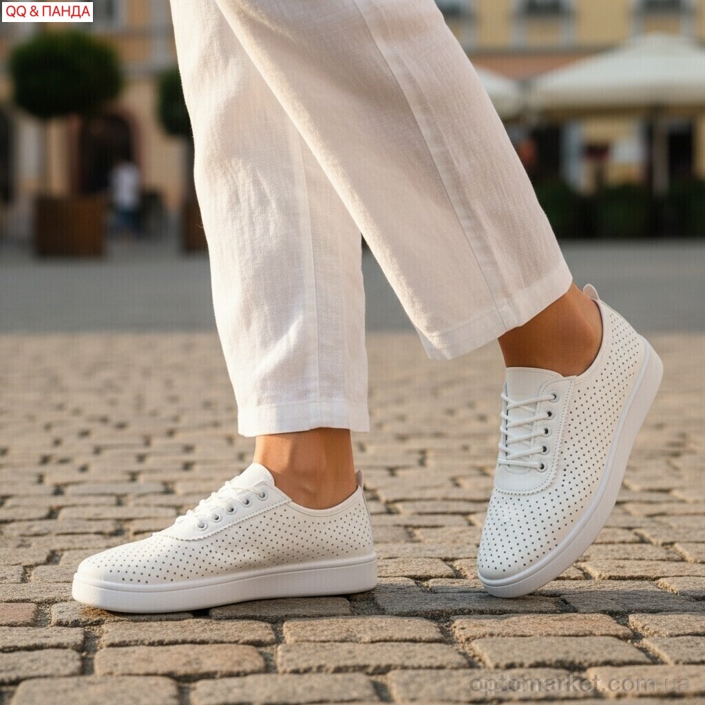 Купить Кросівки жіночі B5659-1-1 QQ&Панда білий, фото 2