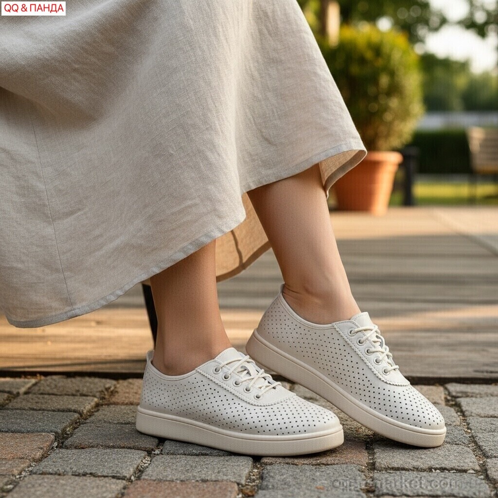 Купить Кросівки жіночі B5659-1-2 QQ&Панда бежевий, фото 2