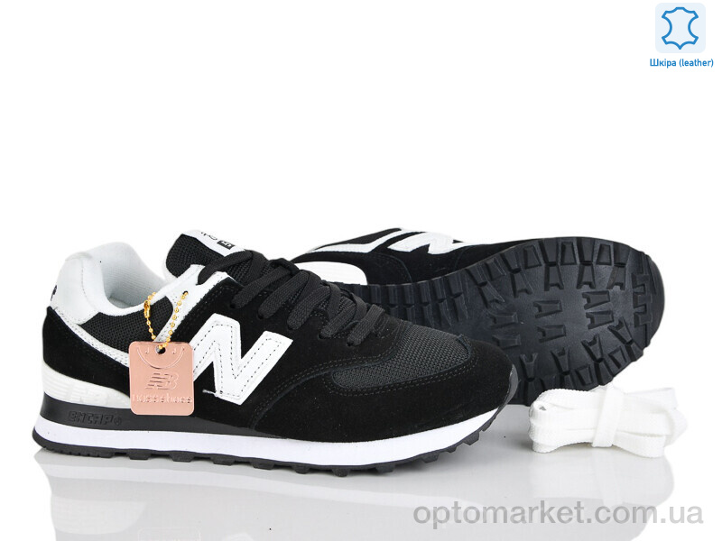 Купить Кросівки жіночі B573-13 N.w balance чорний, фото 2