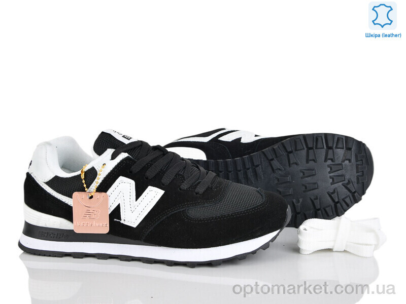 Купить Кросівки жіночі B573-13 N.w balance чорний, фото 2