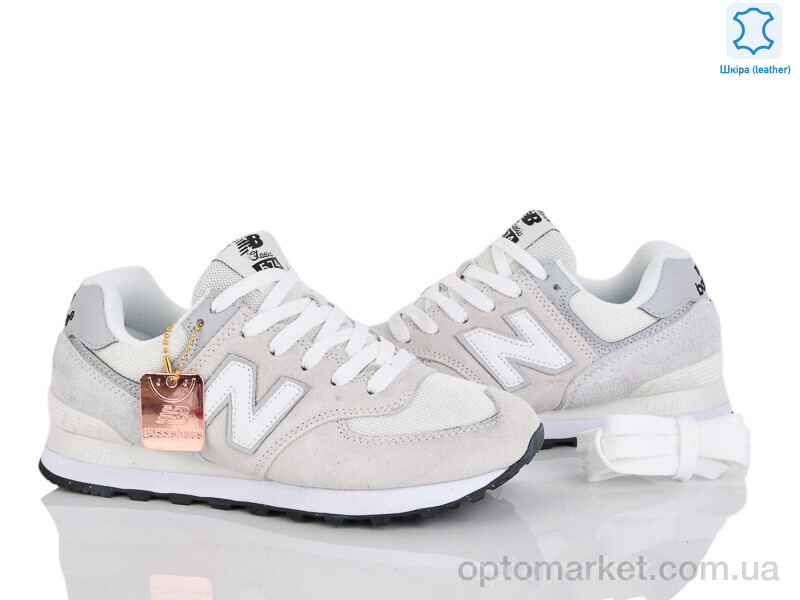 Купить Кросівки жіночі B573-8 N.w balance бежевий, фото 2