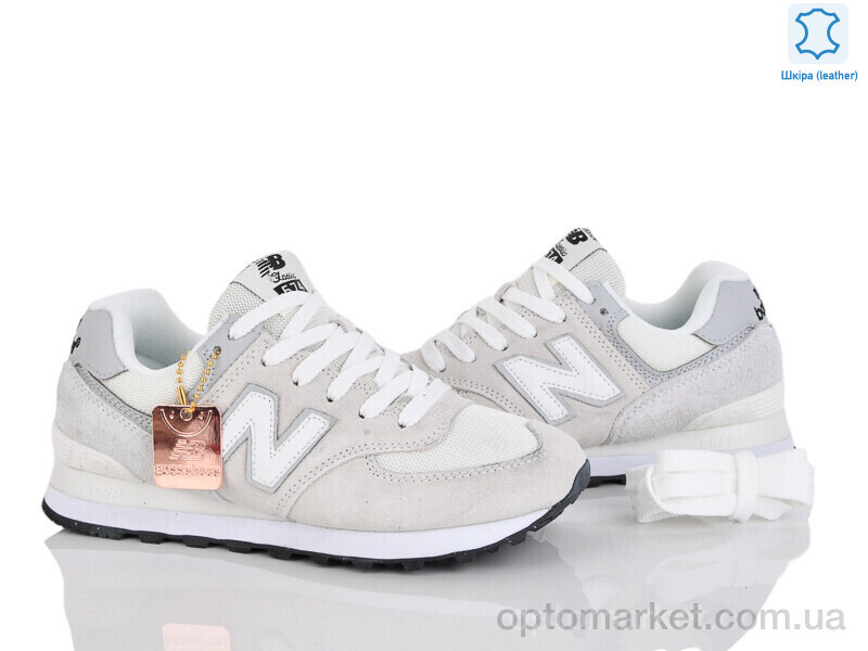 Купить Кросівки жіночі B573-8 N.w balance бежевий, фото 2