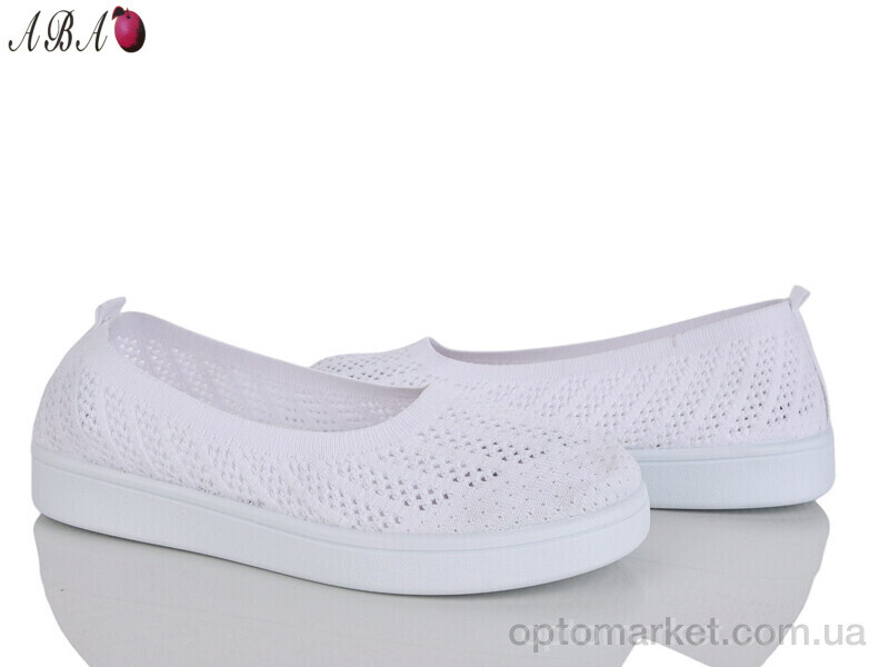 Купить Балетки жіночі B5862-1-1 Aba білий, фото 1