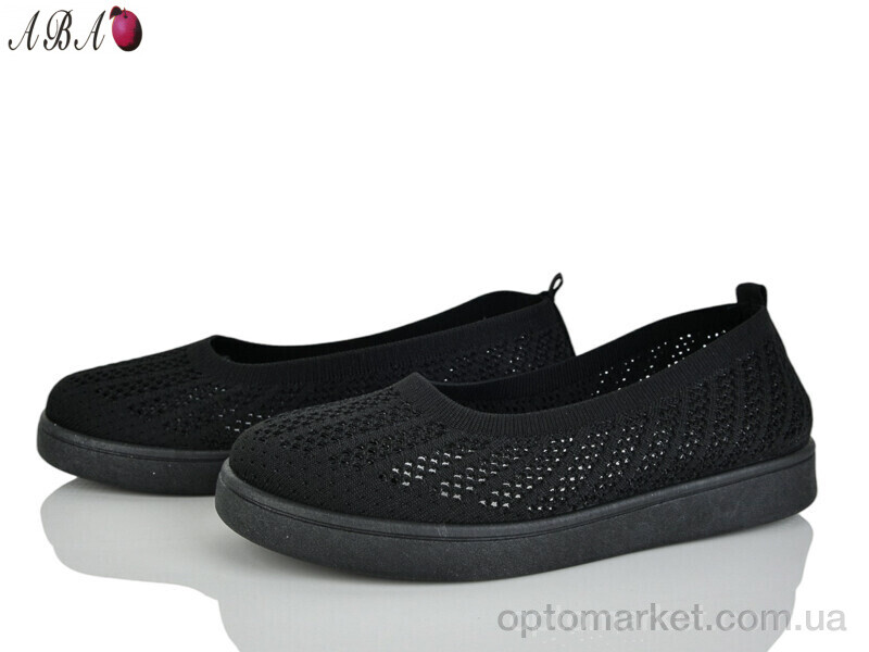 Купить Балетки жіночі B5862-1 Aba чорний, фото 1