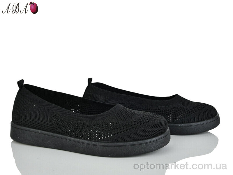 Купить Балетки жіночі B5863-1 Aba чорний, фото 1
