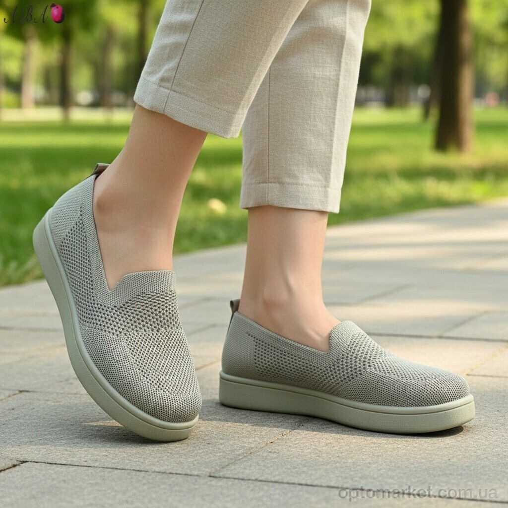 Купить Сліпони жіночі B5864-1-3 Aba зелений, фото 2