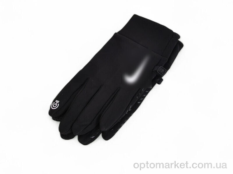 Купить Рукавички чоловічі B6 black N.ke чорний, фото 1