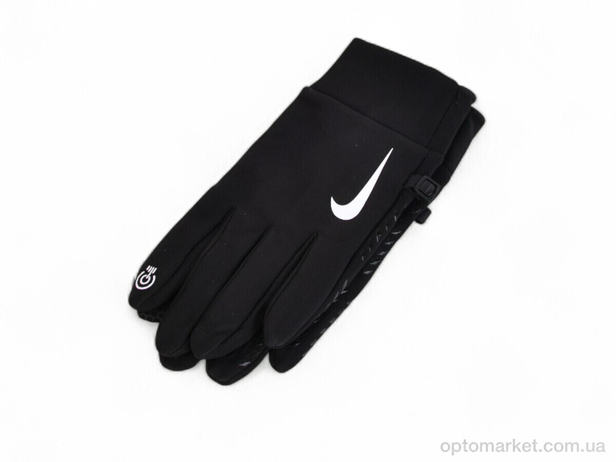 Купить Рукавички чоловічі B6 black N.ke чорний, фото 2