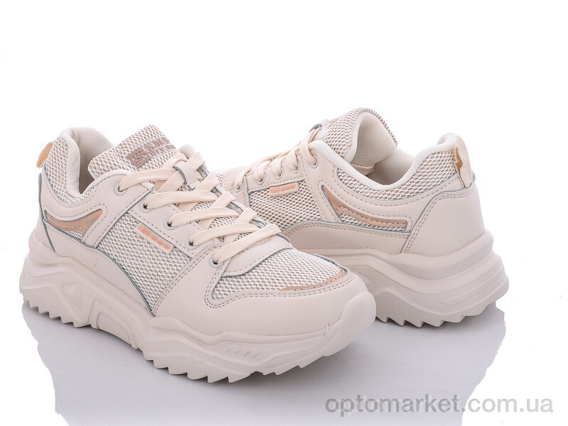 Купить Кросівки жіночі B635-5 пена KMB бежевий, фото 1