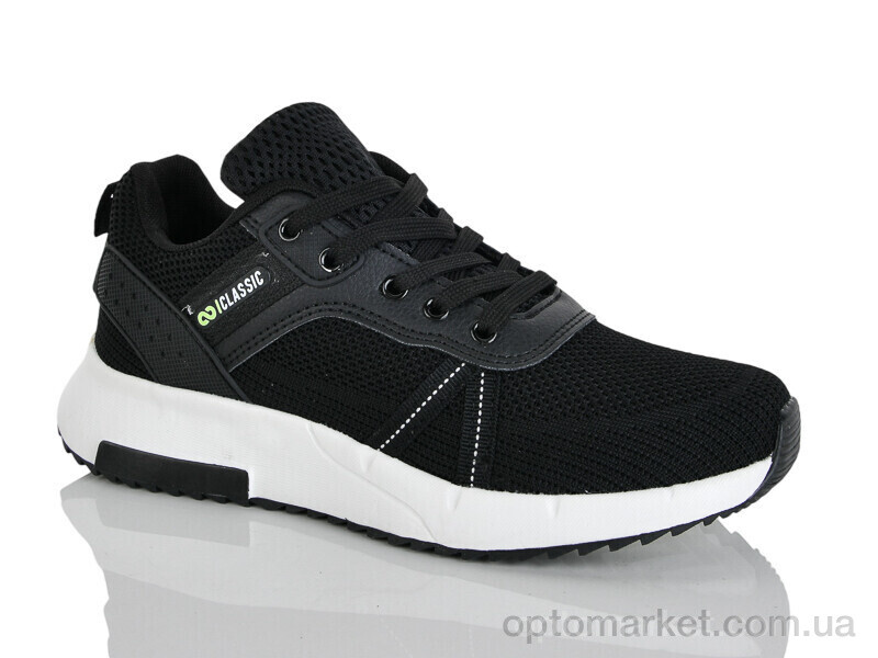 Купить Кросівки унісекс B6602-1 KMB чорний, фото 1