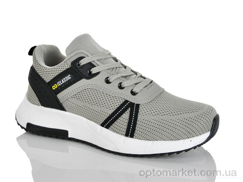 Купить Кросівки унісекс B6602-6 KMB сірий, фото 1
